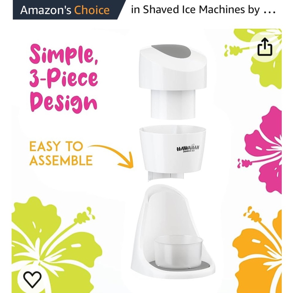 hawaiian ice machine!